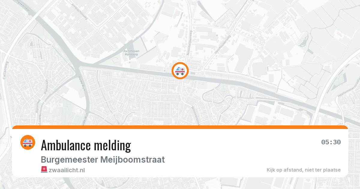 Ambulance melding — 18 jan 2026