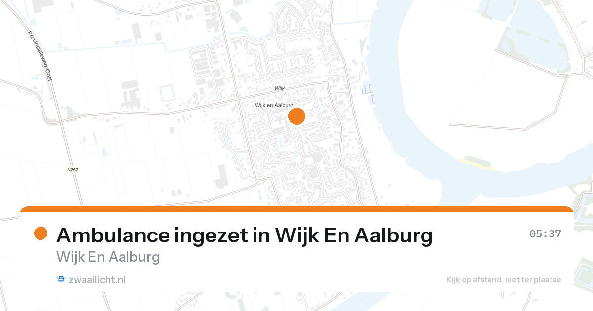 Ambulance ingezet in Wijk En Aalburg — 7 feb 2026
