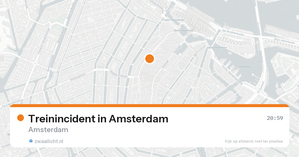 Treinincident in Amsterdam — 31 jan 2026