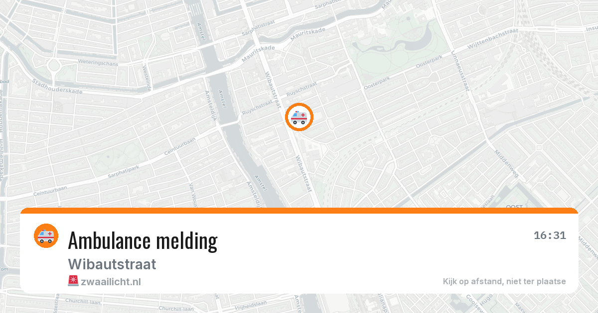 Ambulance melding — 10 jul 2026