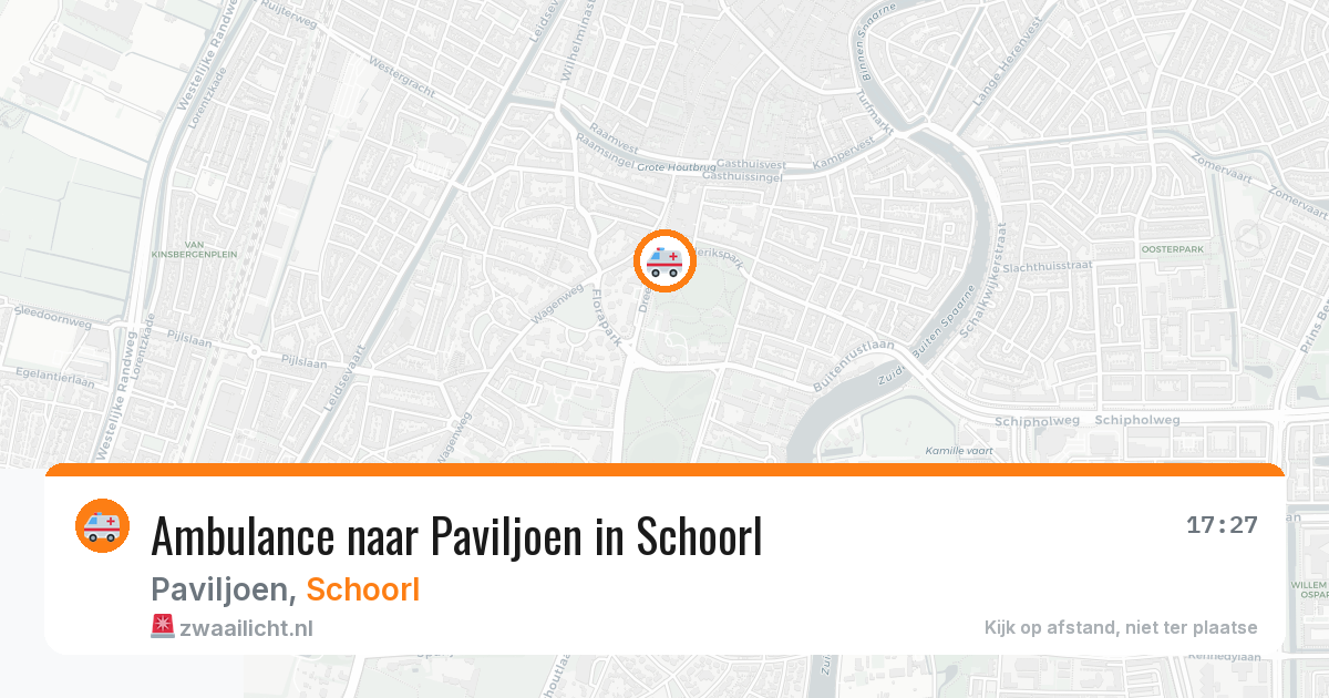 Ambulance naar Paviljoen in Schoorl — 17 jun 2026