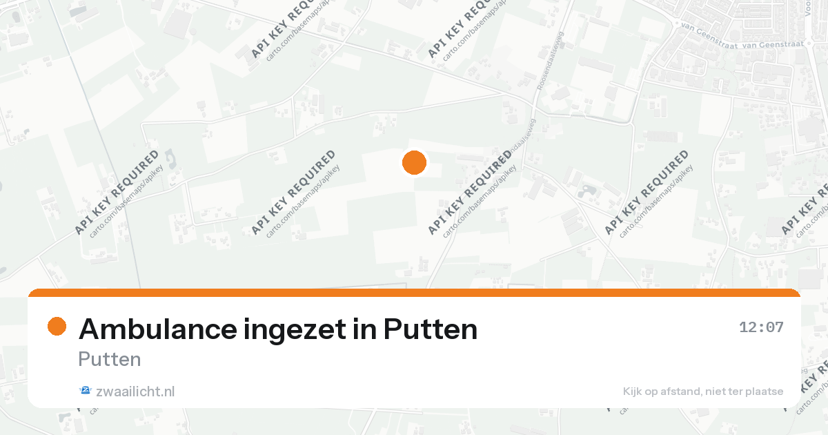 Ambulance ingezet in Putten — 26 aug 2026