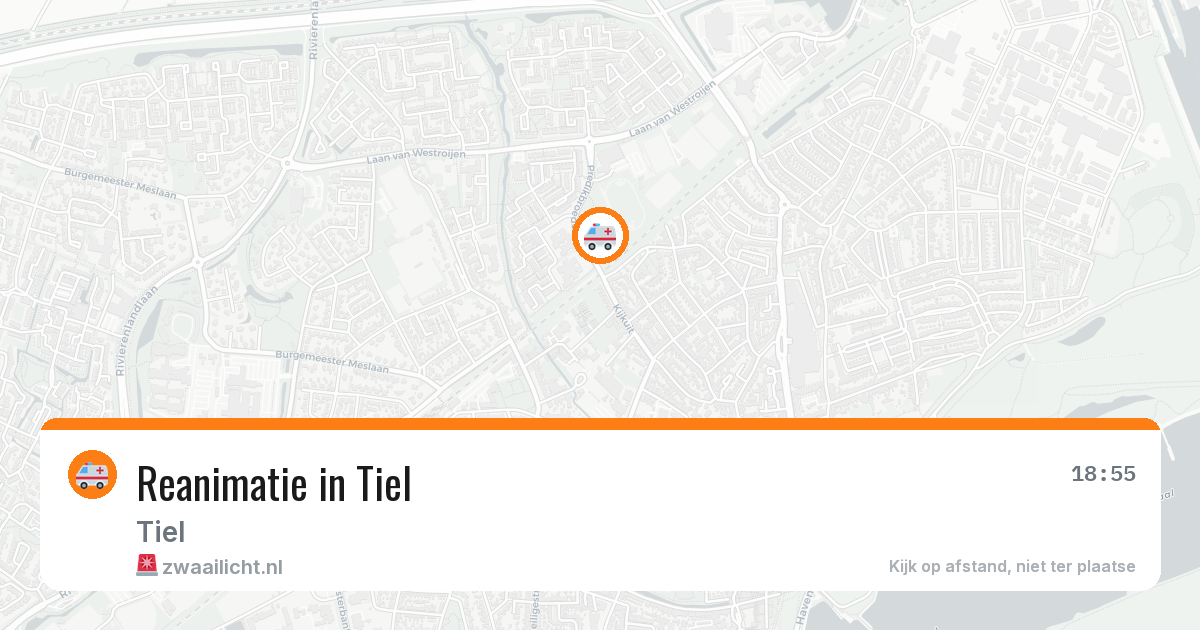 Reanimatie in Tiel — 12 feb 2026