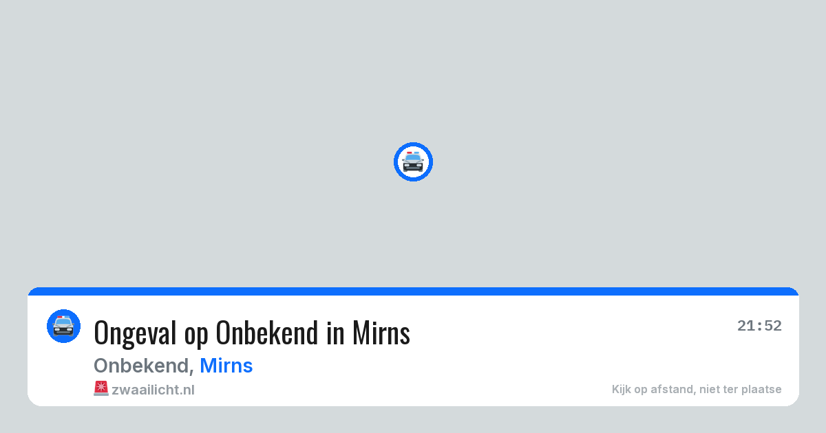 Ongeval op Onbekend in Mirns — 12 jun 2026