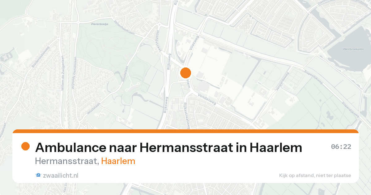 Ambulance naar Hermansstraat in Haarlem — 31 mei 2026