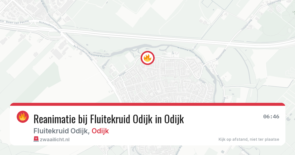 Reanimatie bij Fluitekruid Odijk in Odijk — 23 jun 2026