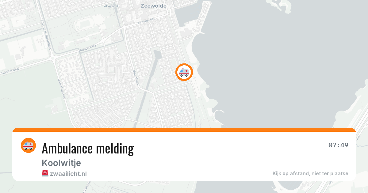 Ambulance melding — 29 jun 2026