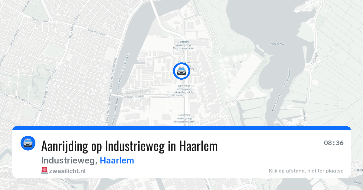 Aanrijding op Industrieweg in Haarlem — 8 jun 2026