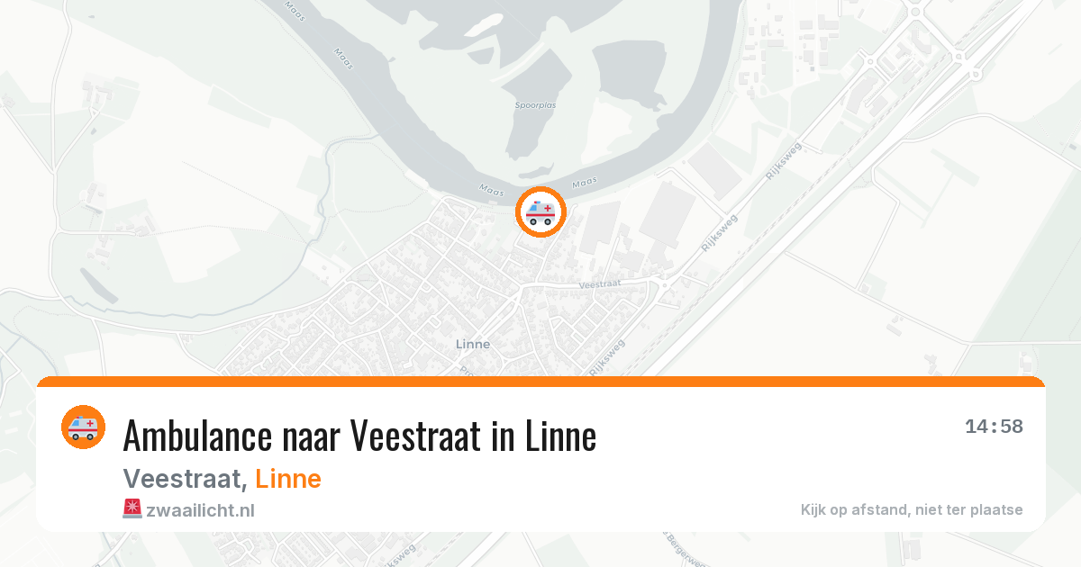 Ambulance naar Veestraat in Linne — 25 feb 2026