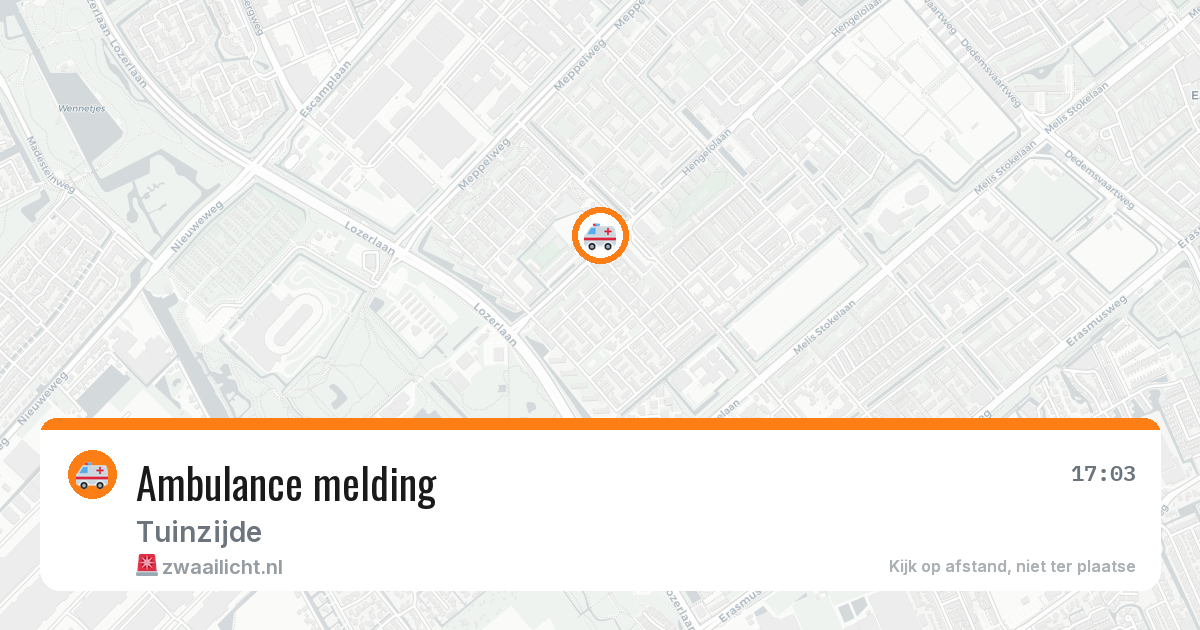 Ambulance melding — 7 jun 2026