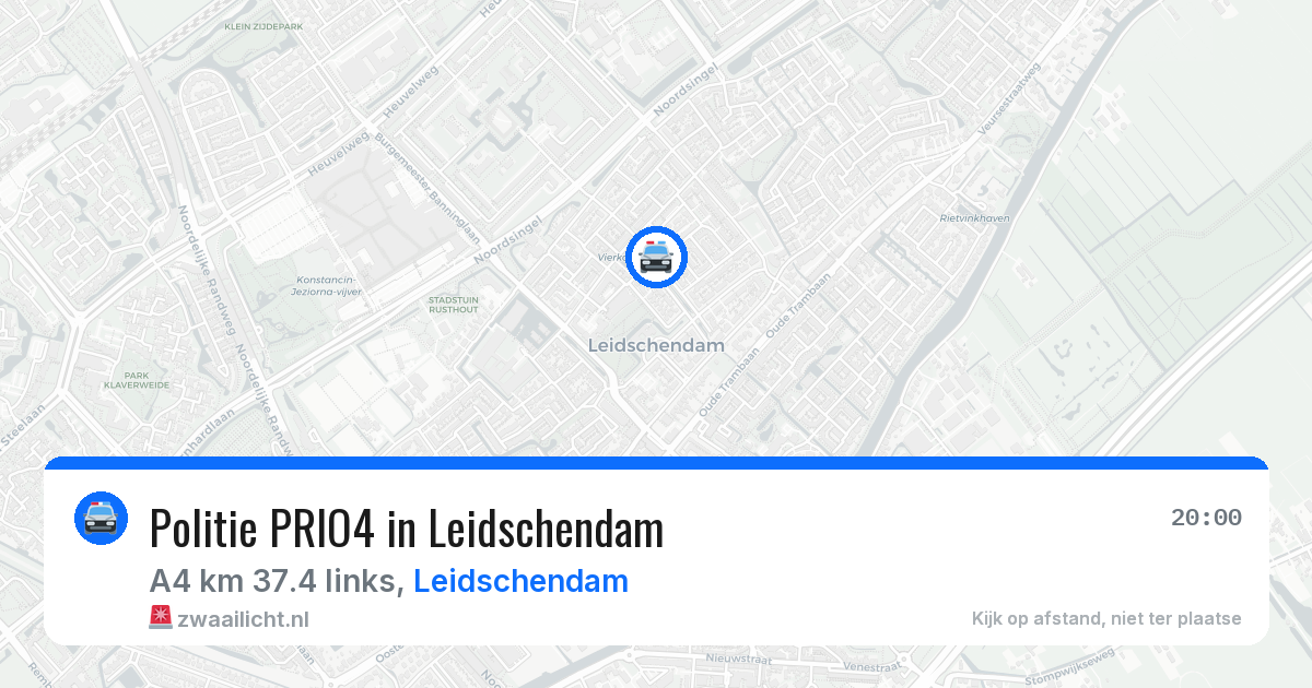Politie PRIO4 in Leidschendam — 15 apr 2026 | 🚨 Zwaailicht.nl