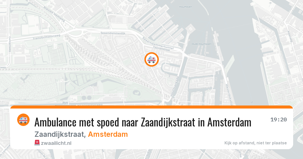 Ambulance met spoed naar Zaandijkstraat in Amsterdam — 3 mei 2026