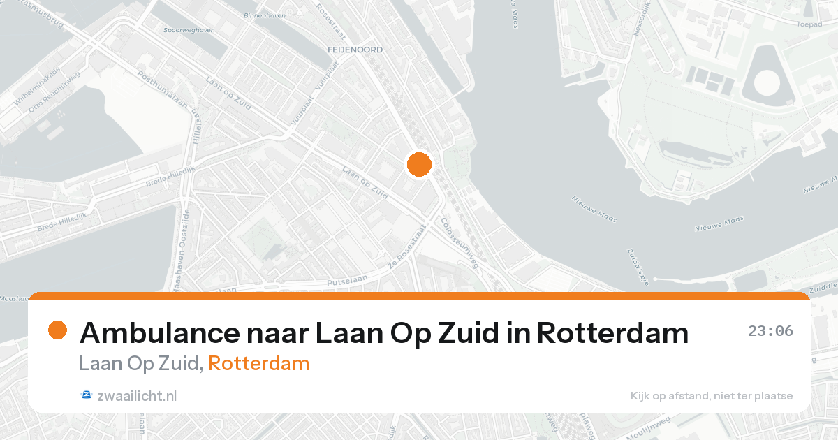 Ambulance naar Laan Op Zuid in Rotterdam — 5 jul 2026