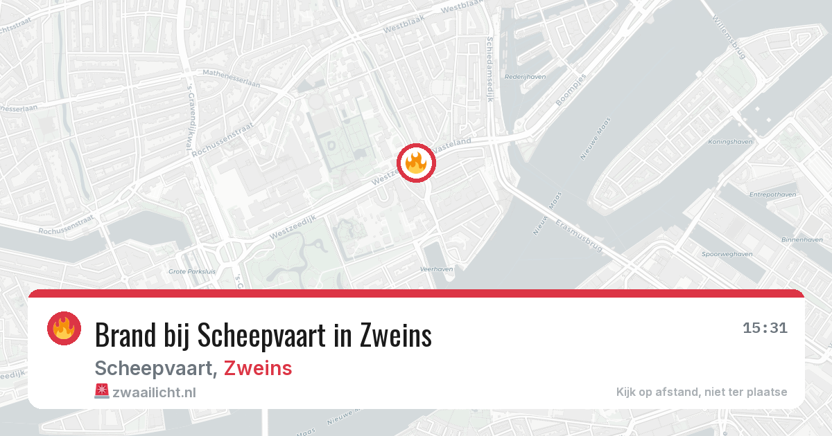 Brand bij Scheepvaart in Zweins — 12 jul 2026