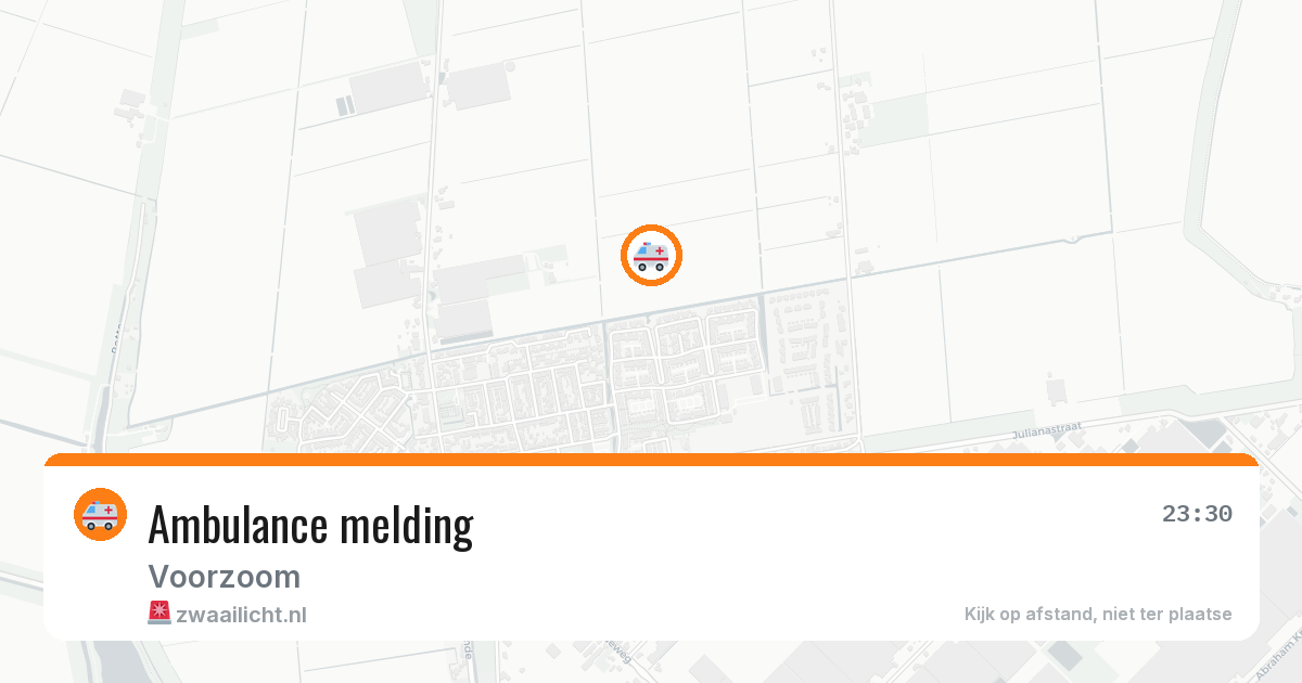 Ambulance melding — 6 apr 2026