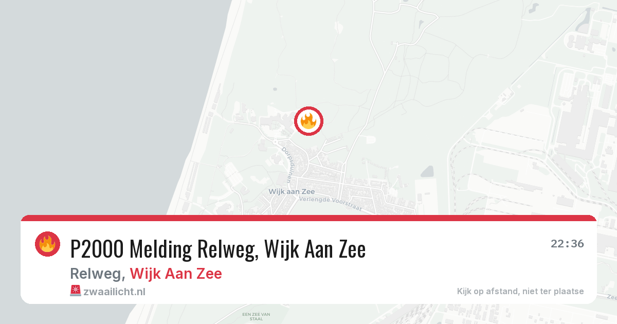 P2000 Melding Relweg, Wijk Aan Zee — 17 jul 2026