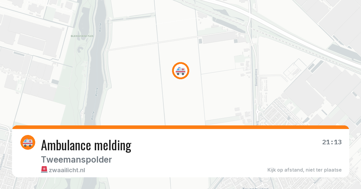 Ambulance melding — 10 apr 2026