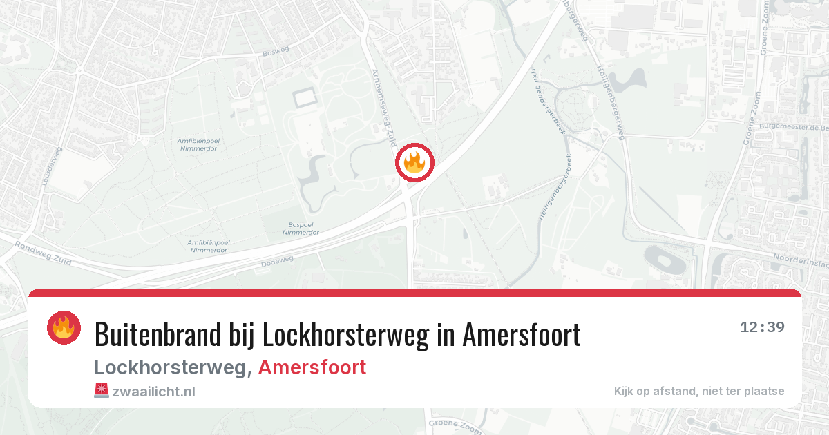 Buitenbrand bij Lockhorsterweg in Amersfoort — 27 apr 2026