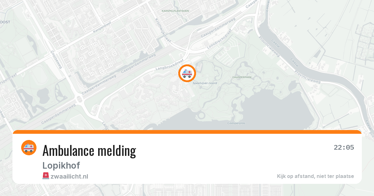 Ambulance melding — 2 jul 2026