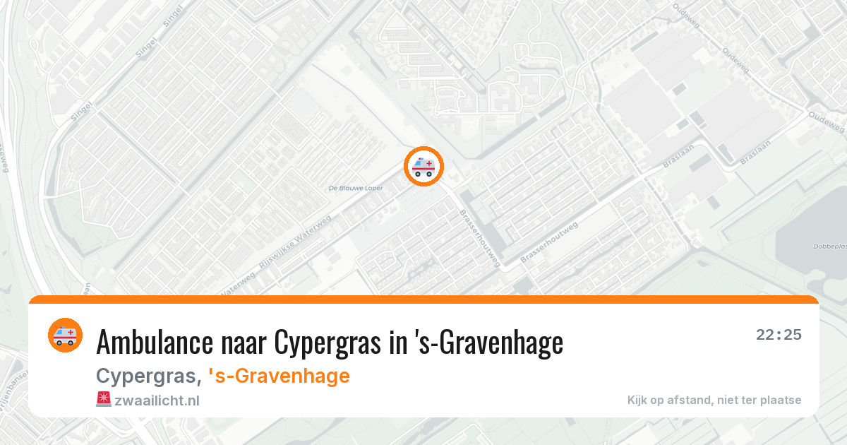Ambulance naar Cypergras in 's-Gravenhage — 23 mei 2026