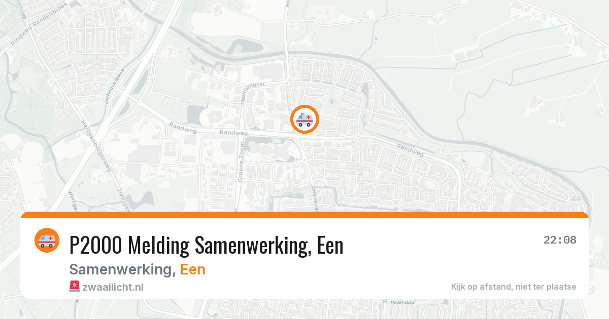 P2000 Melding Samenwerking, Een — 28 jun 2026