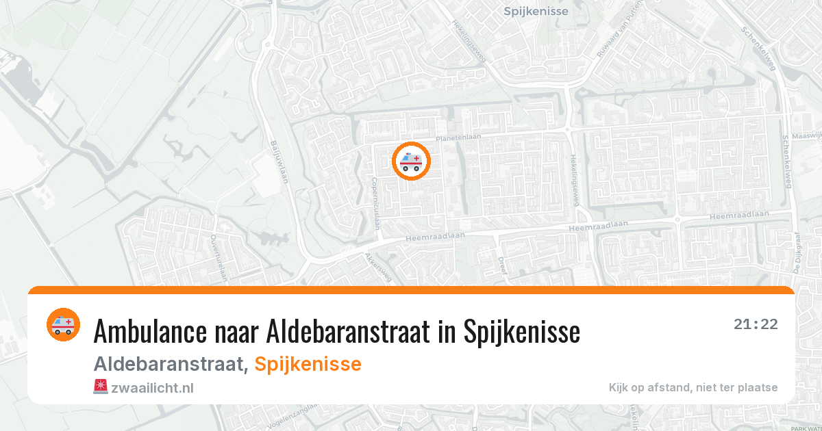 Ambulance naar Aldebaranstraat in Spijkenisse — 27 mrt 2026