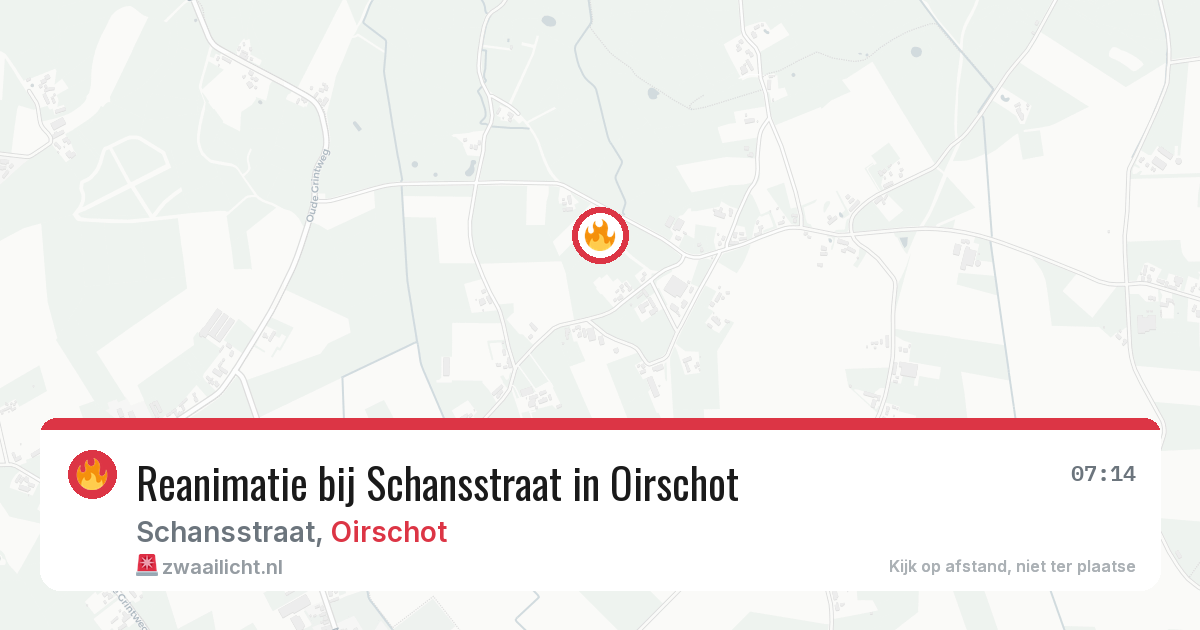 Reanimatie bij Schansstraat in Oirschot — 19 jun 2026