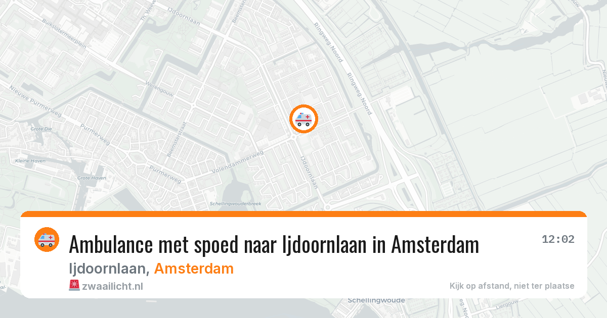 Ambulance met spoed naar Ijdoornlaan in Amsterdam — 13 mei 2026