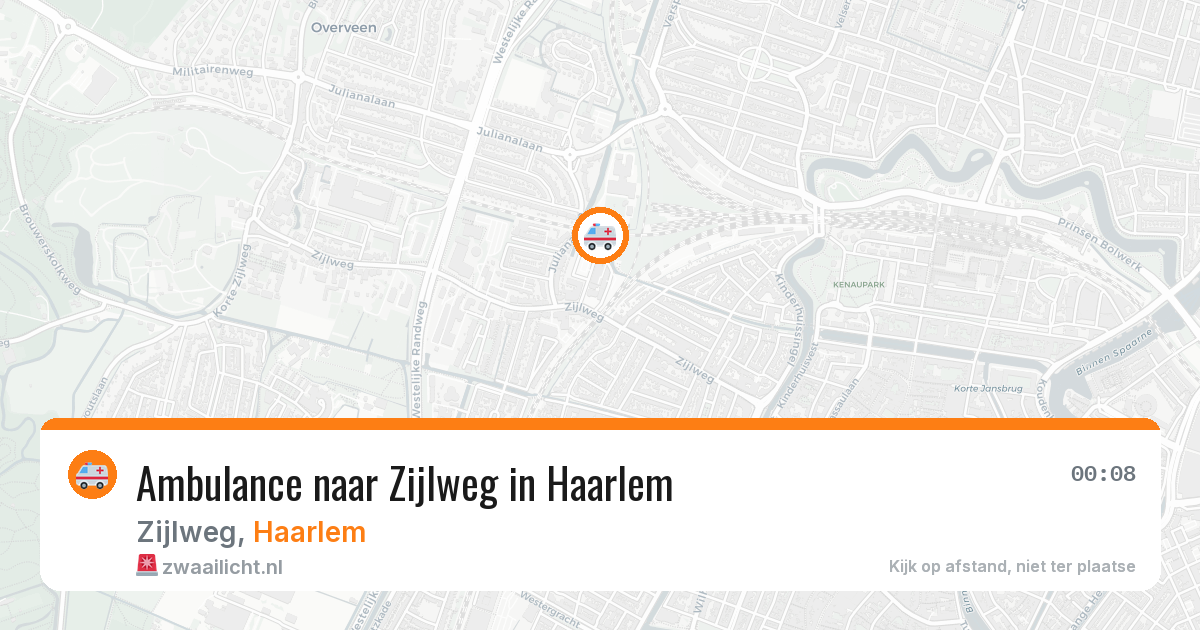 Ambulance naar Zijlweg in Haarlem — 11 apr 2026