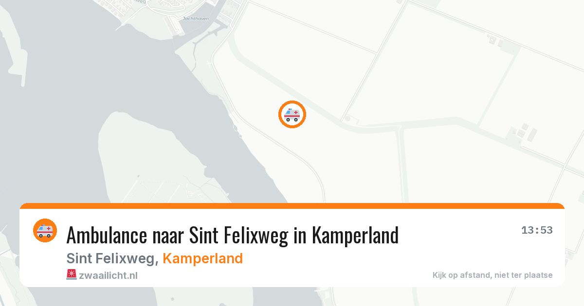 Ambulance naar Sint Felixweg in Kamperland — 12 jul 2026