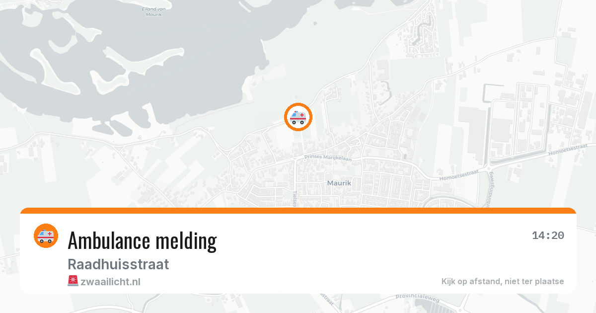 Ambulance melding — 18 jul 2026
