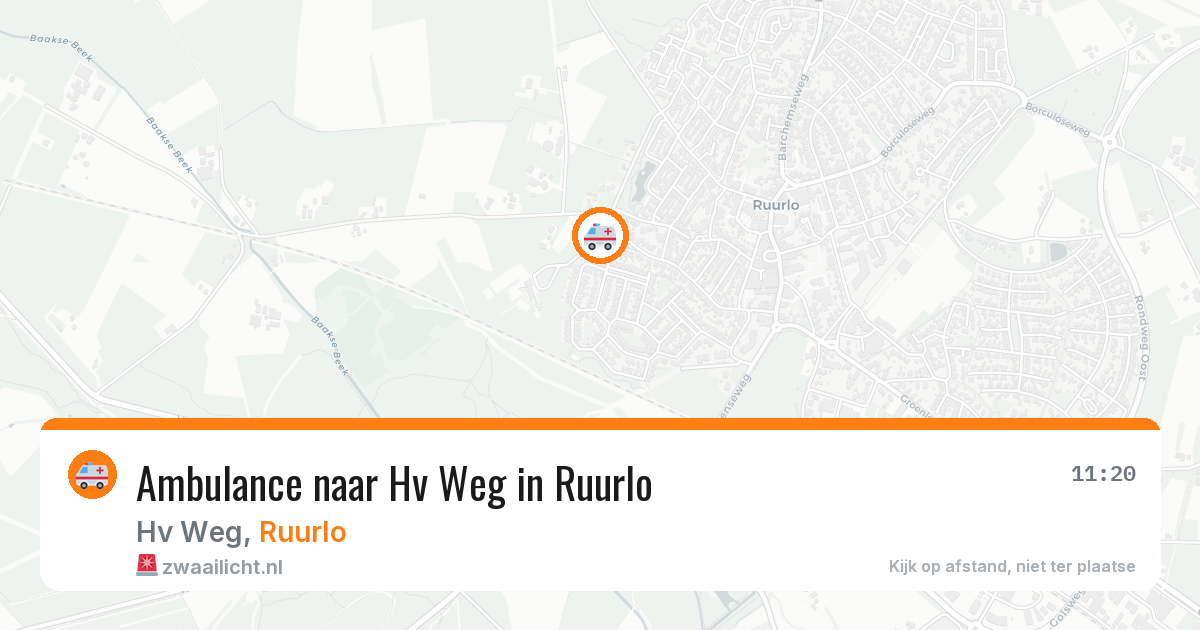 Ambulance naar Hv Weg in Ruurlo — 7 mei 2026