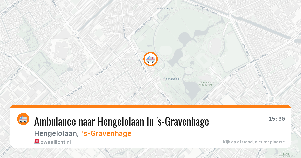 Ambulance naar Hengelolaan in 's-Gravenhage — 10 apr 2026
