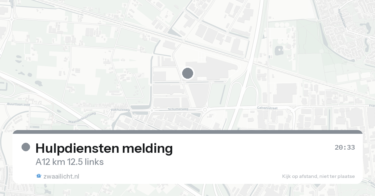 Hulpdiensten melding — 30 jan 2026
