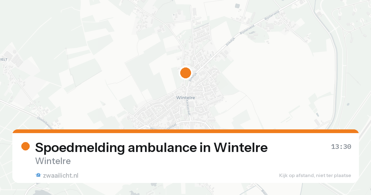 Spoedmelding ambulance in Wintelre — 7 feb 2026