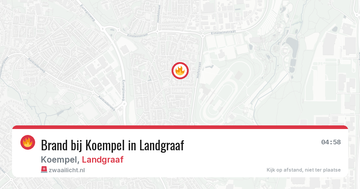 Brand bij Koempel in Landgraaf — 22 mei 2026