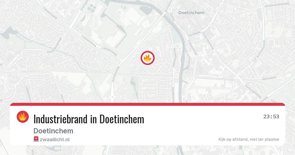 Industriebrand in Doetinchem — 3 jun 2026