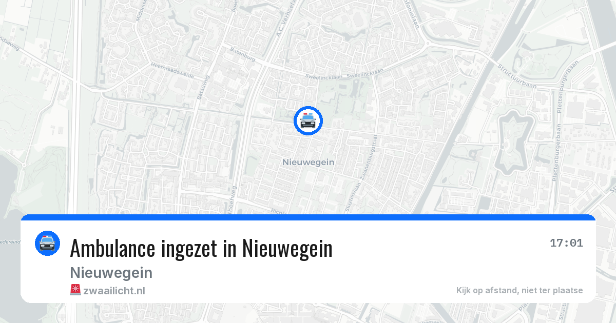 Ambulance ingezet in Nieuwegein — 26 jun 2026