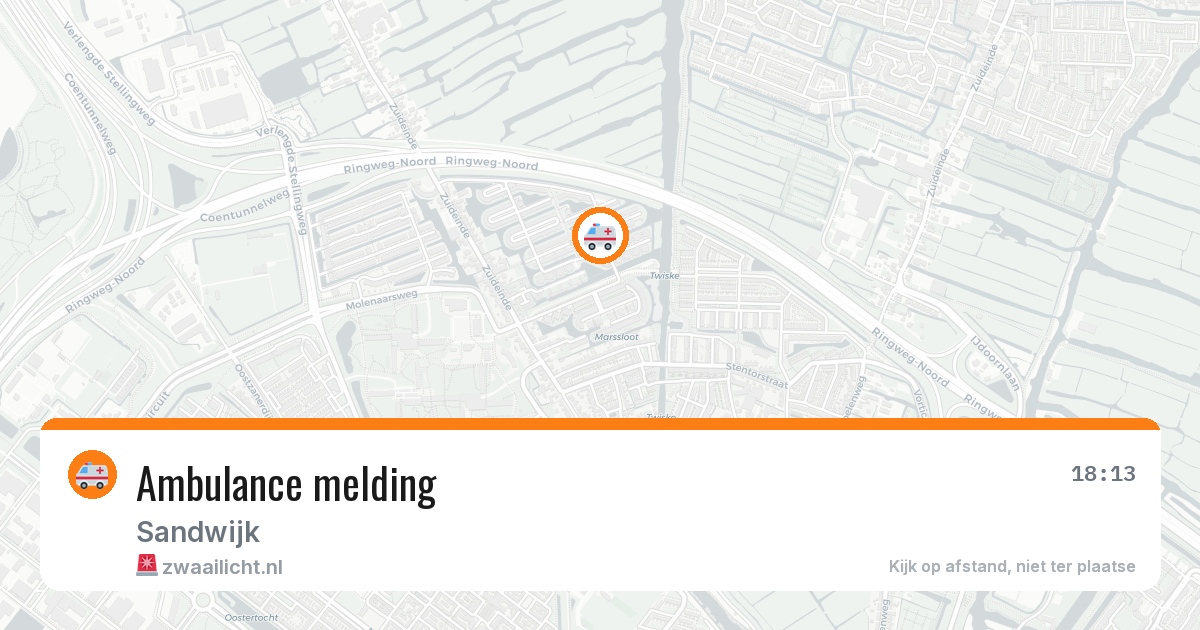 Ambulance melding — 4 mei 2026