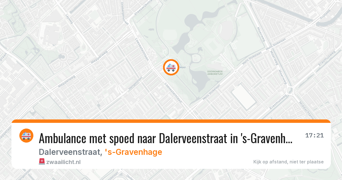 Ambulance met spoed naar Dalerveenstraat in 's-Gravenhage — 8 jul 2026