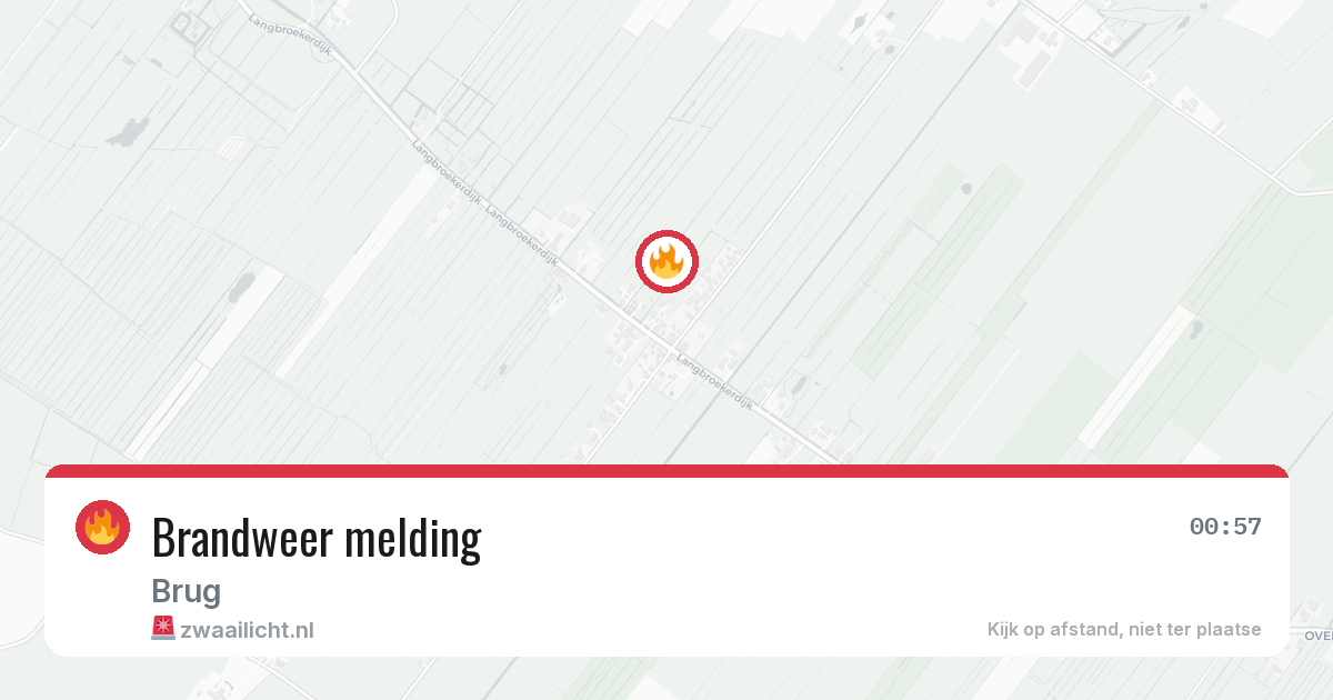 Brandweer melding — 28 jun 2026
