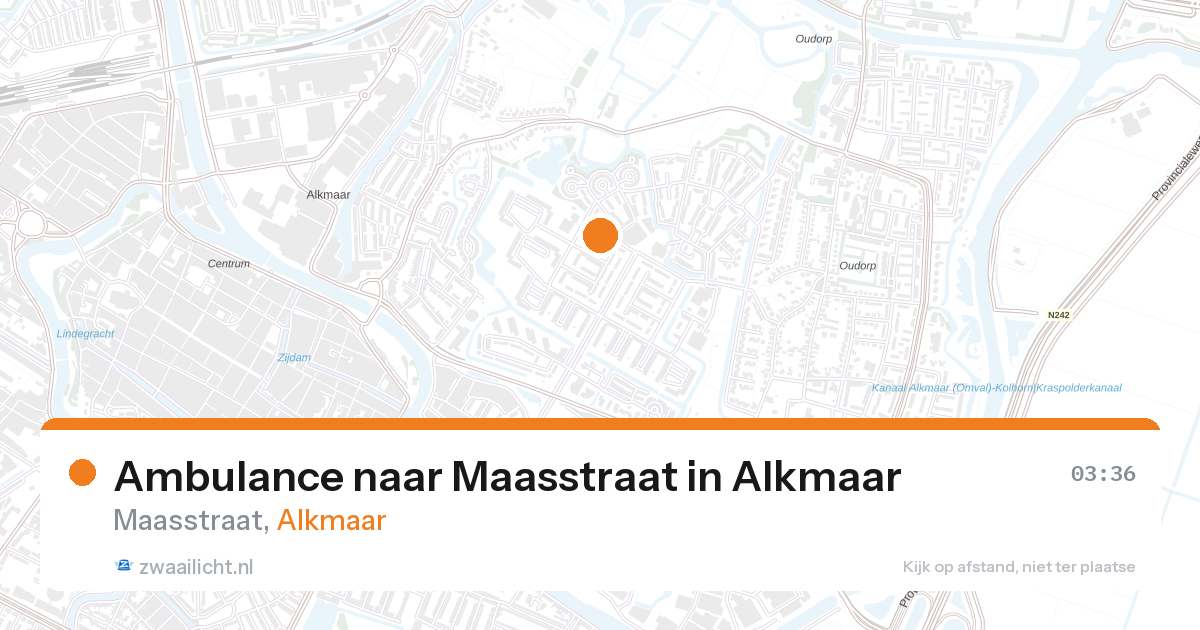 Ambulance naar Maasstraat in Alkmaar — 7 feb 2026