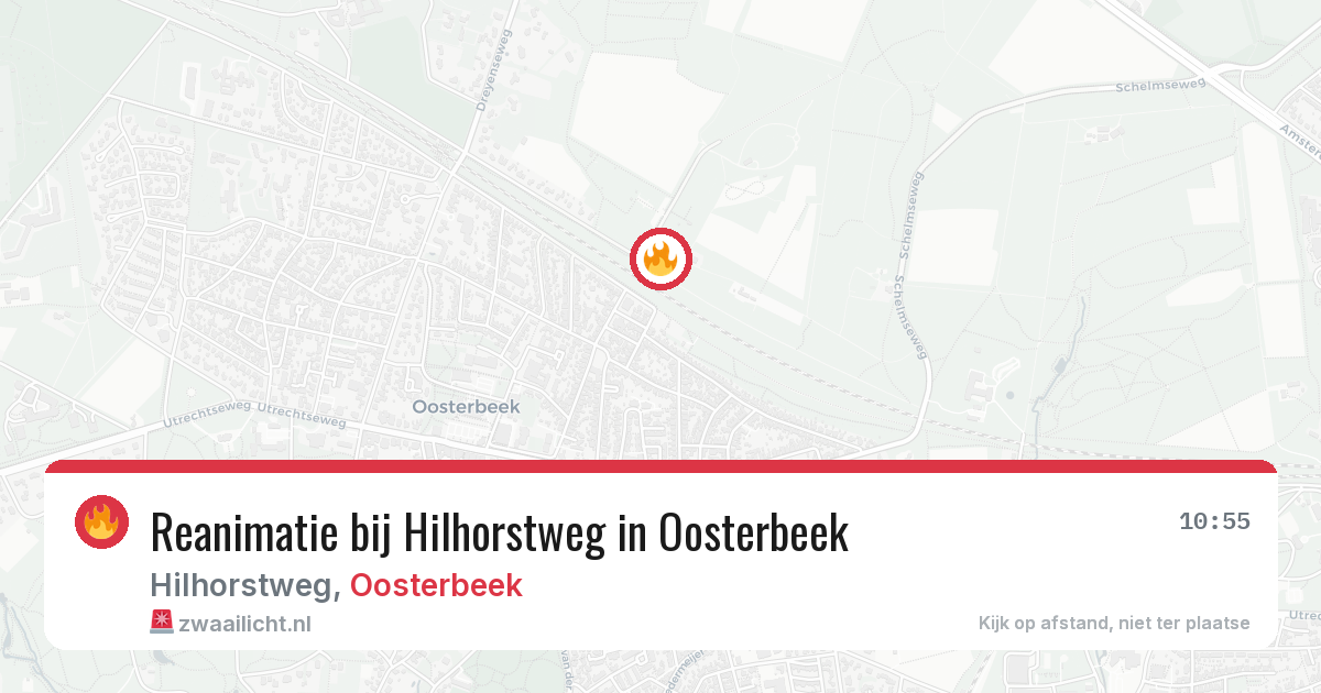 Reanimatie bij Hilhorstweg in Oosterbeek — 22 jun 2026