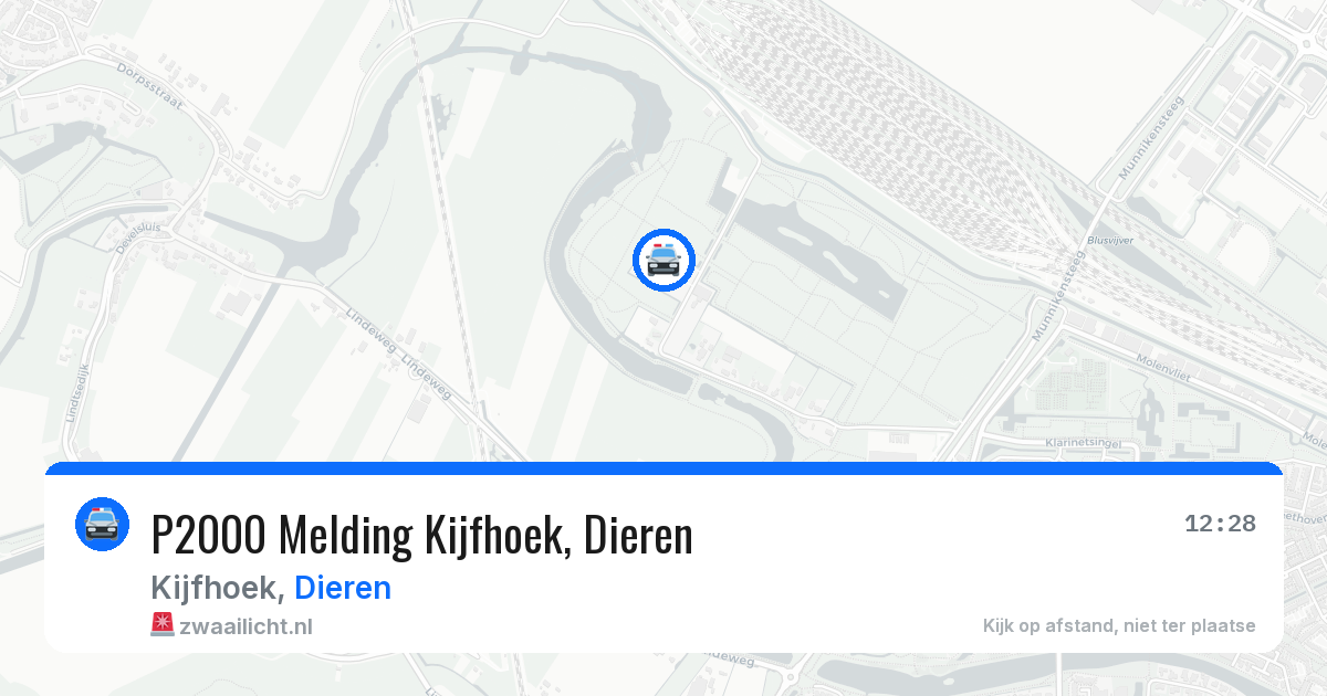 P2000 Melding Kijfhoek, Dieren — 9 jun 2026