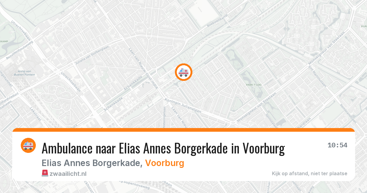 Ambulance naar Elias Annes Borgerkade in Voorburg — 6 jun 2026
