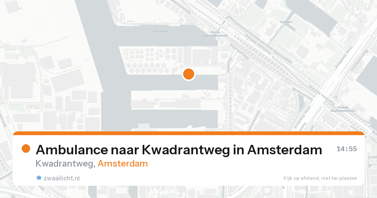 Ambulance naar Kwadrantweg in Amsterdam — 23 aug 2026