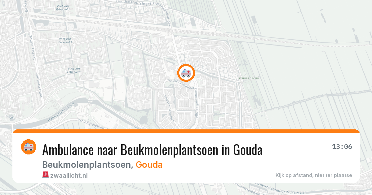 Ambulance naar Beukmolenplantsoen in Gouda — 30 jan 2026