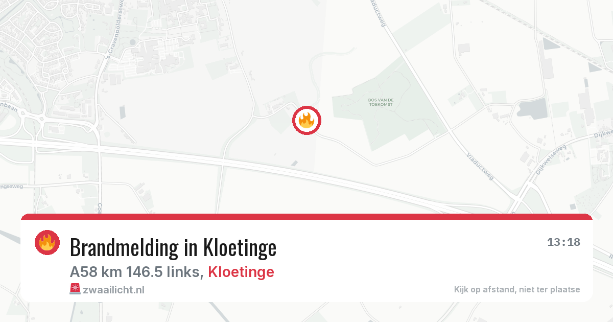 Brandmelding in Kloetinge — 21 mrt 2026