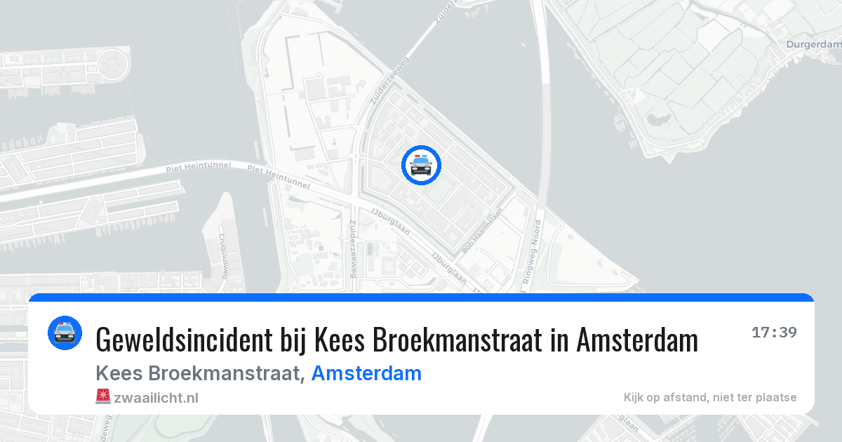 Geweldsincident bij Kees Broekmanstraat in Amsterdam — 19 jul 2026