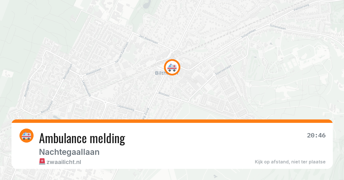 Ambulance melding — 22 mei 2026